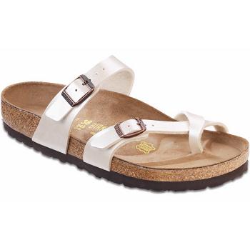 Mayari Birkenstock Cipkovane Birko-flor Damske Biele | SK 151KOR